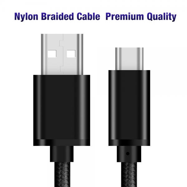 Picture of USB2.0 Type-C cable Nylon（black）